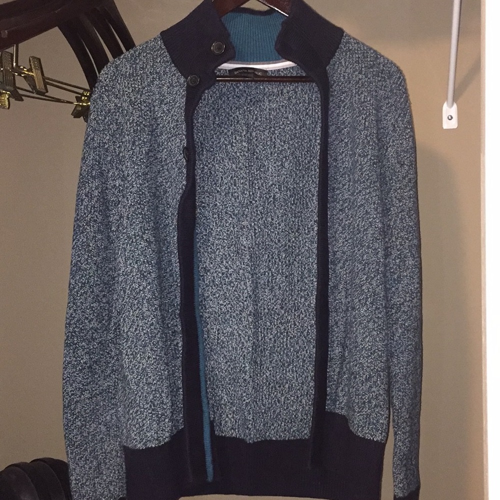 Banana Republic thick knit button up sweater